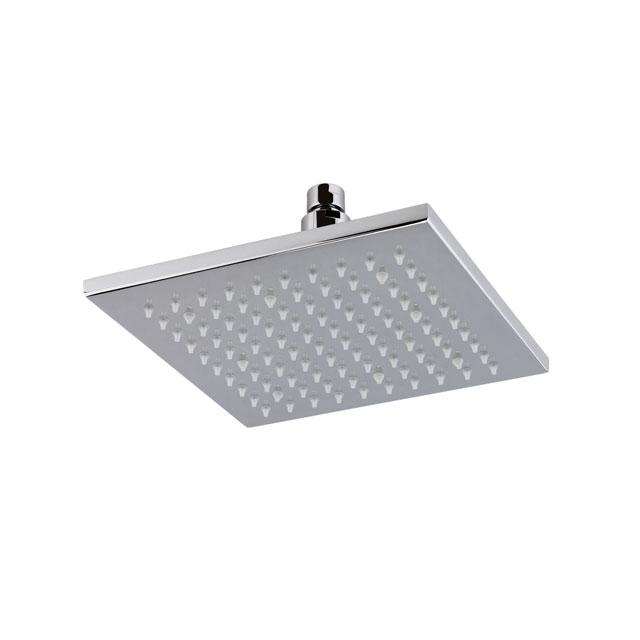 200mm Square LED Fixed Shower Head